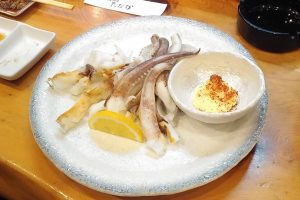 イカ釣り＆持ち込みで捌いていただきました★