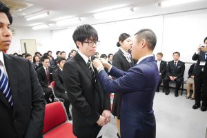 入社式