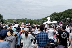 シャボン玉ショー〇◎。